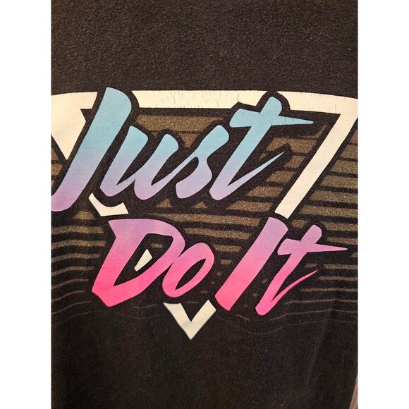 Vintage Nike 90s print retro spell out tee size medium unisex men women y2k ^ - Picture 4 of 6